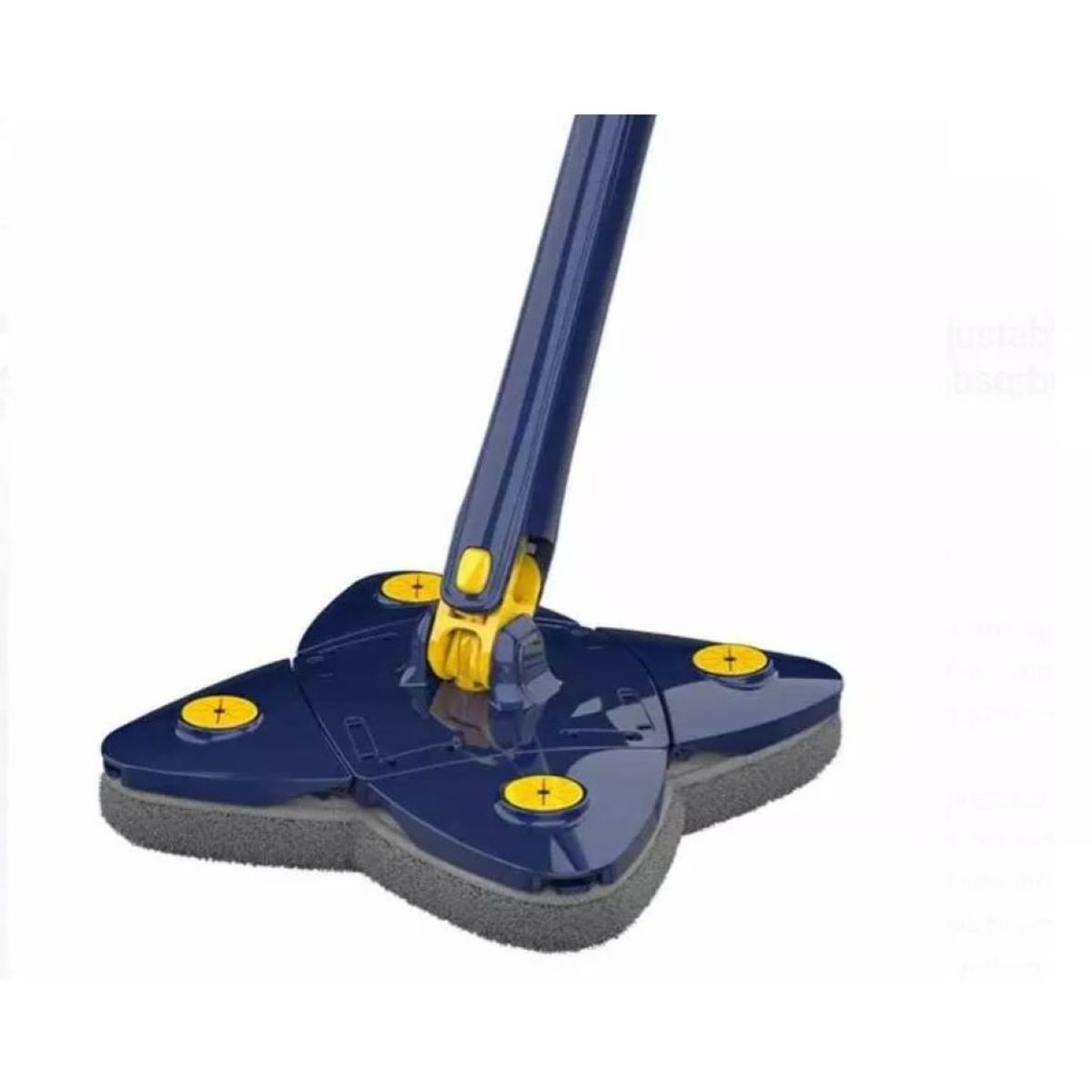 GENERICO - Trapero Limpiador Ajustable 360 Esponja Triangular