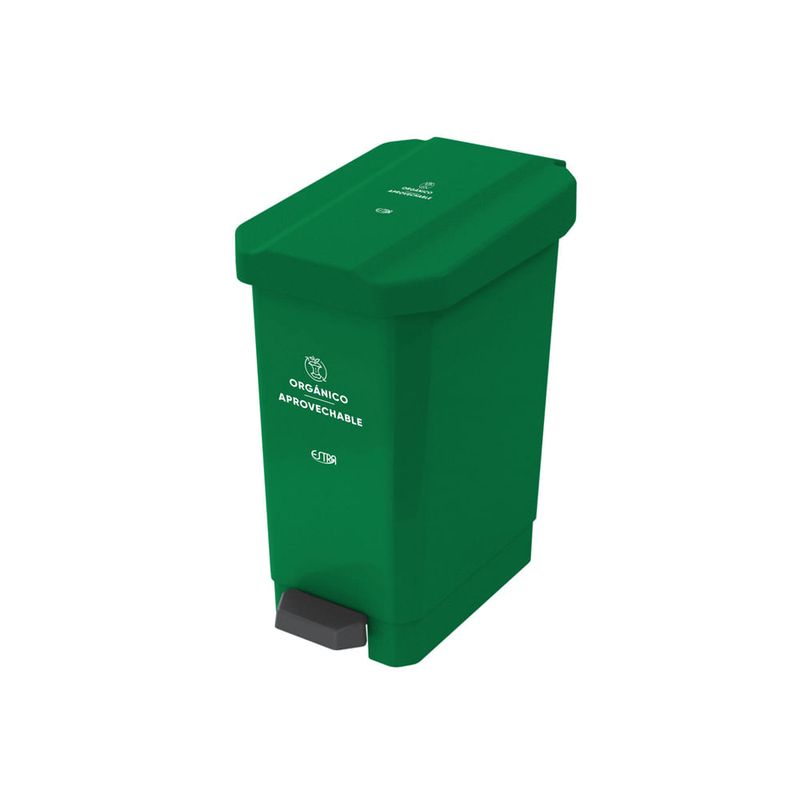 ESTRA - Canecas EstraBins pedal 22 L verde - organicos aprovechable