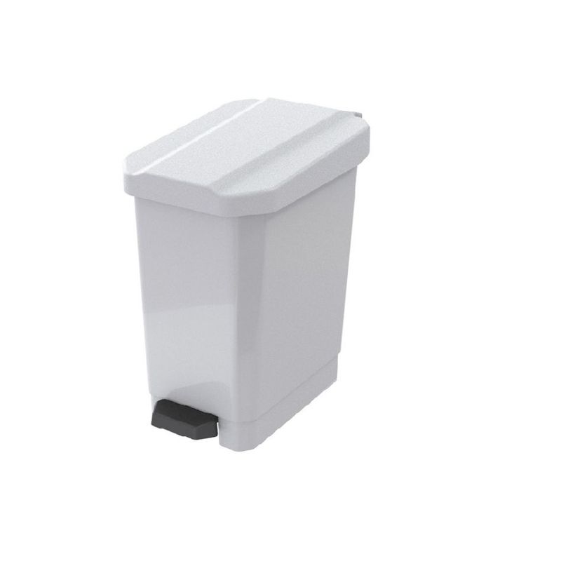 ESTRA - Caneca-Papelera Estrabins Pedal 5L Blanco
