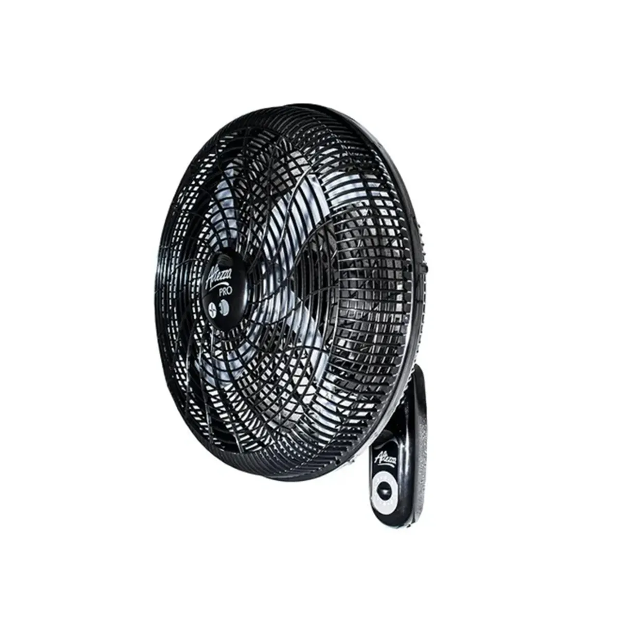 ALTEZZA - Ventilador Altezza Pro de Pared Motor a Balineras Malla Plástica Negro