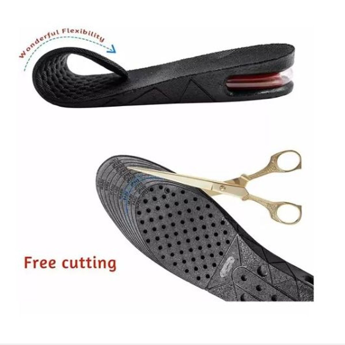 GENERICO - Plantillas Incrementar Aumentar Altura Estatura Camara Aire