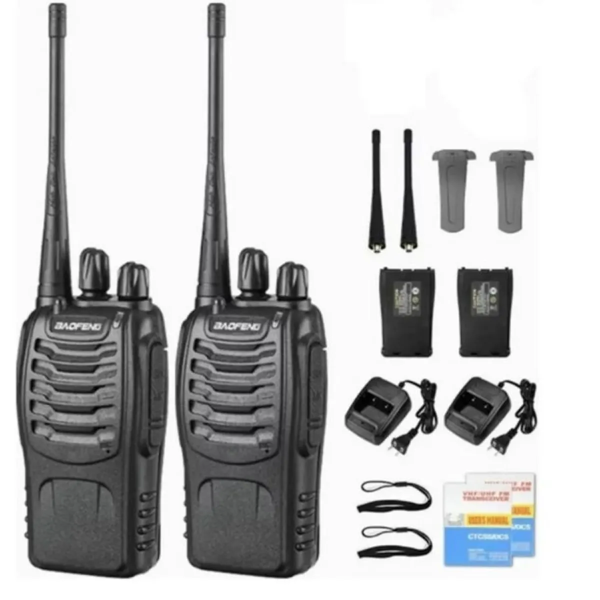 ZHOPI CO - Radio Walkie Talkie Baofeng Bf-888s Uhf X2 Bateria 2800m Ah