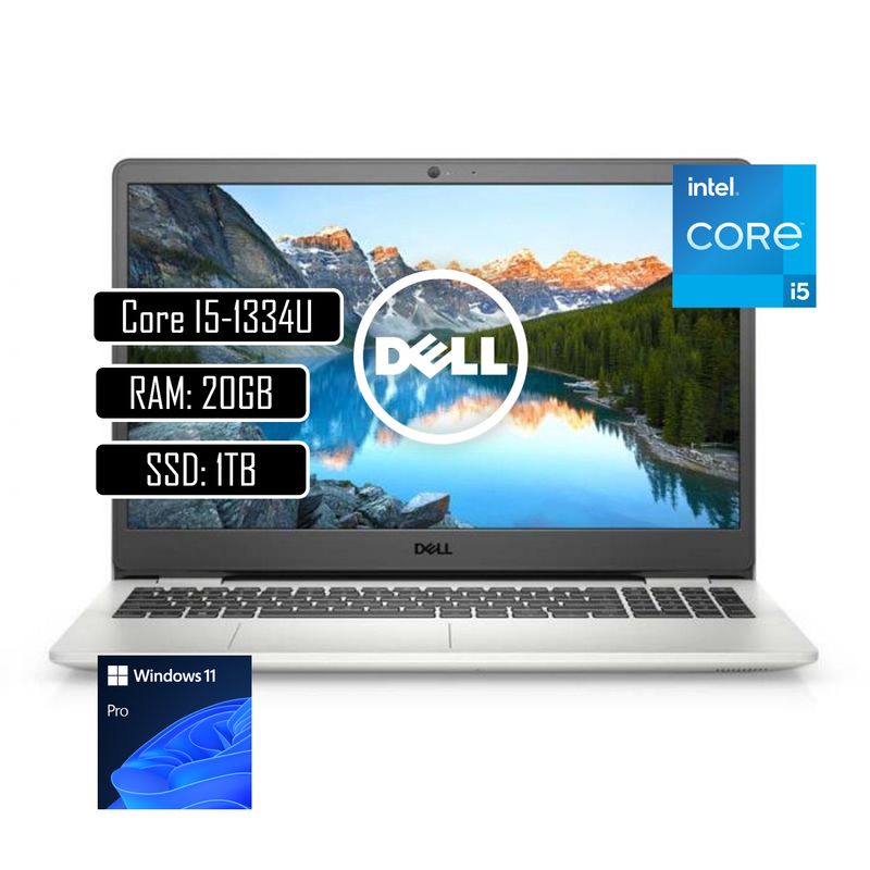 DELL - PORTATIL DELL INSPIRON Intel Core i5-1334U 15.6" FHD 20GB RAM 1TB SSD Windows 11 Pro
