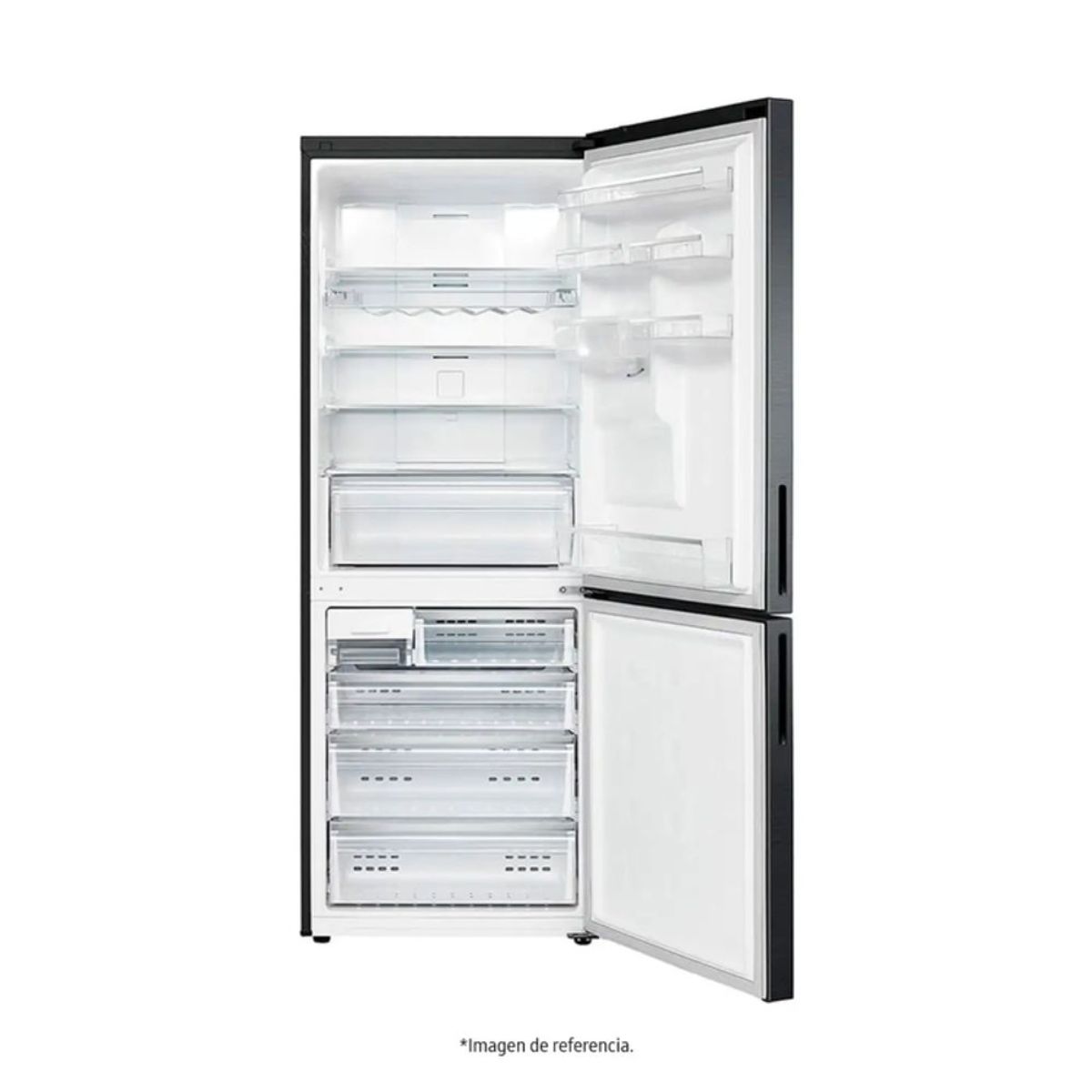 SAMSUNG - Nevera Samsung No Frost Congelador Inferior 458 Litros RL4363BABS Negro_.