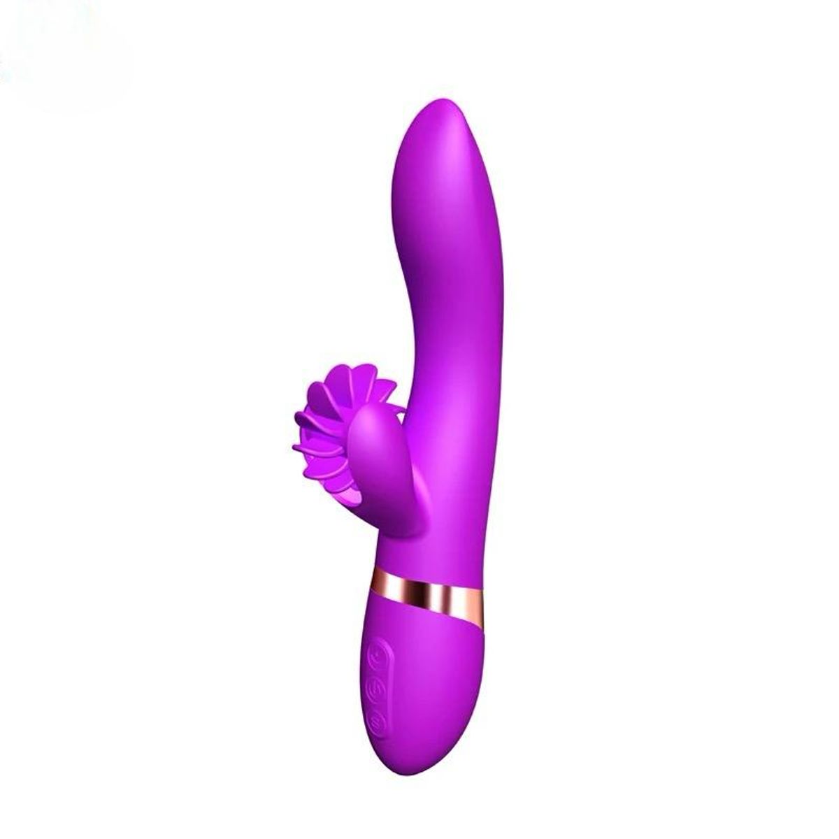 GENERICO - Vibrador Conejo Multilengua Giratoria Doble estimulación