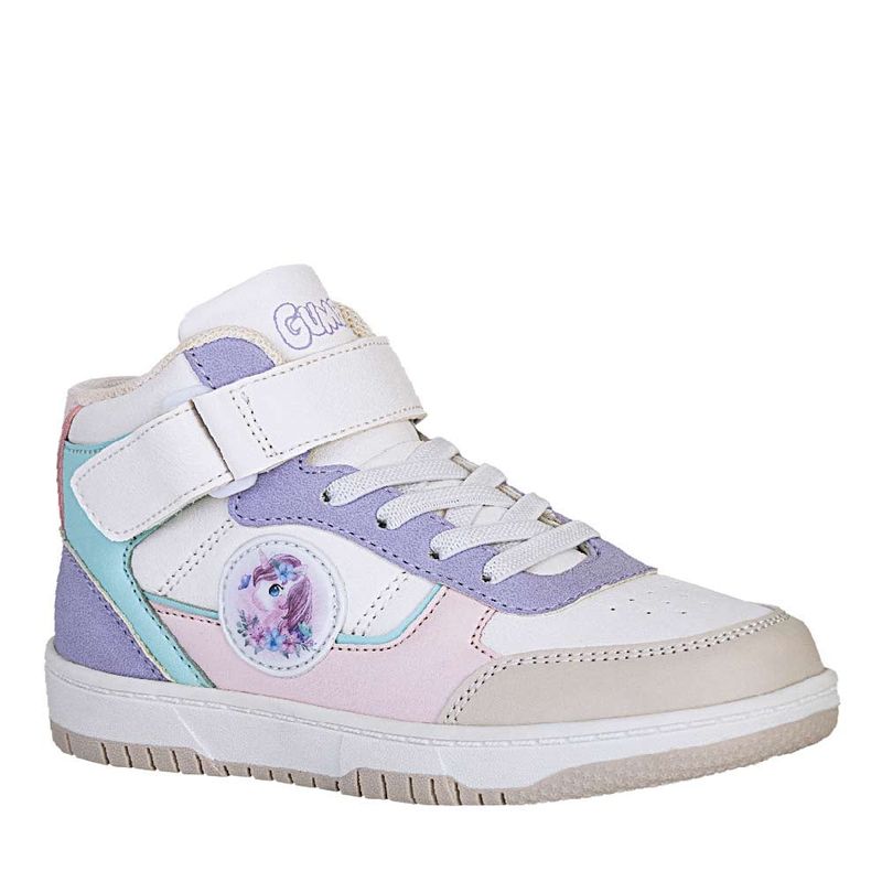 GUMBALL - Bota/botin de Niña marca GUMBALL en Color BLANCO LILA  / BOTA FUZ 13-2