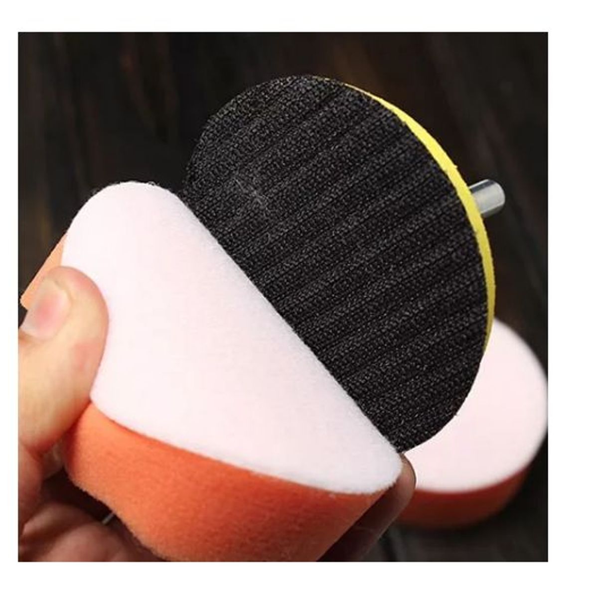 GENERICO - Discos Pomos Polichar Brillar Carro Taladro Polichador De 3