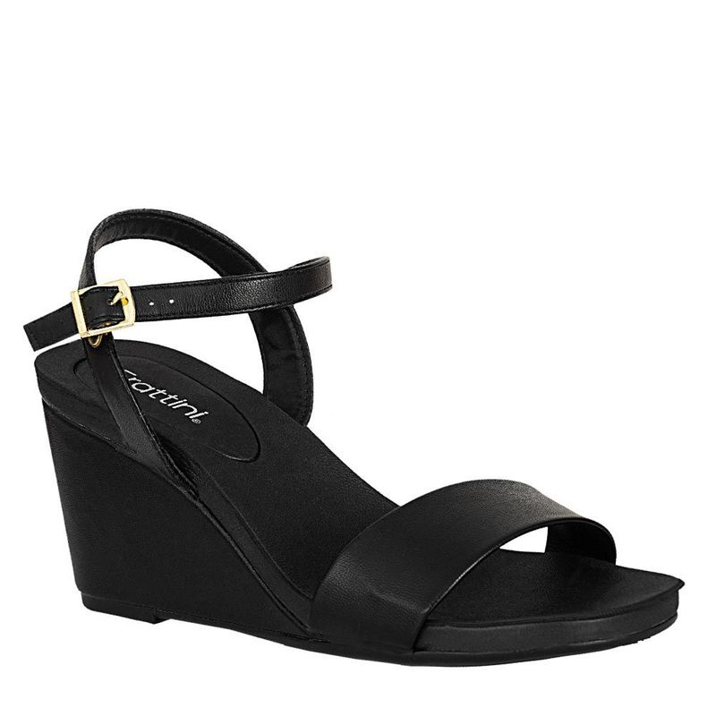 FRATTINI - Plataforma de Mujer marca FRATTINI en Color NEGRO  / SAND.8521100