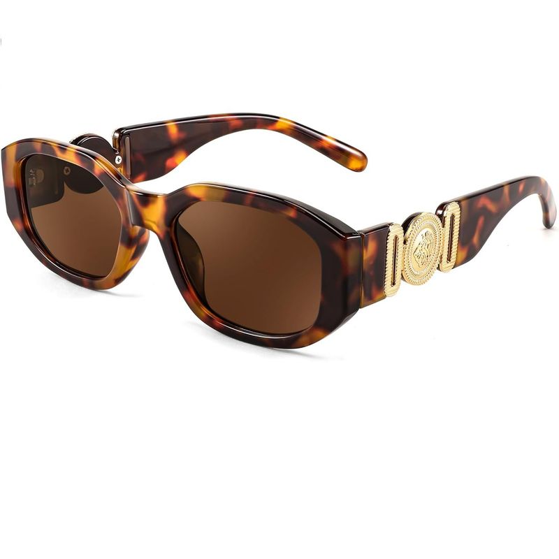 GENERICO - Gafas De Sol Rectangular Estilo Amaranta Para Mujer Y Hombre