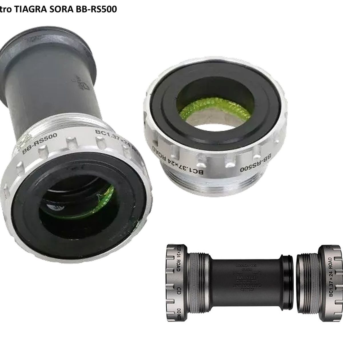 SHIMANO - Eje Centro Shimano Tiagra Sora Claris Cartucho Rs501 Ruta