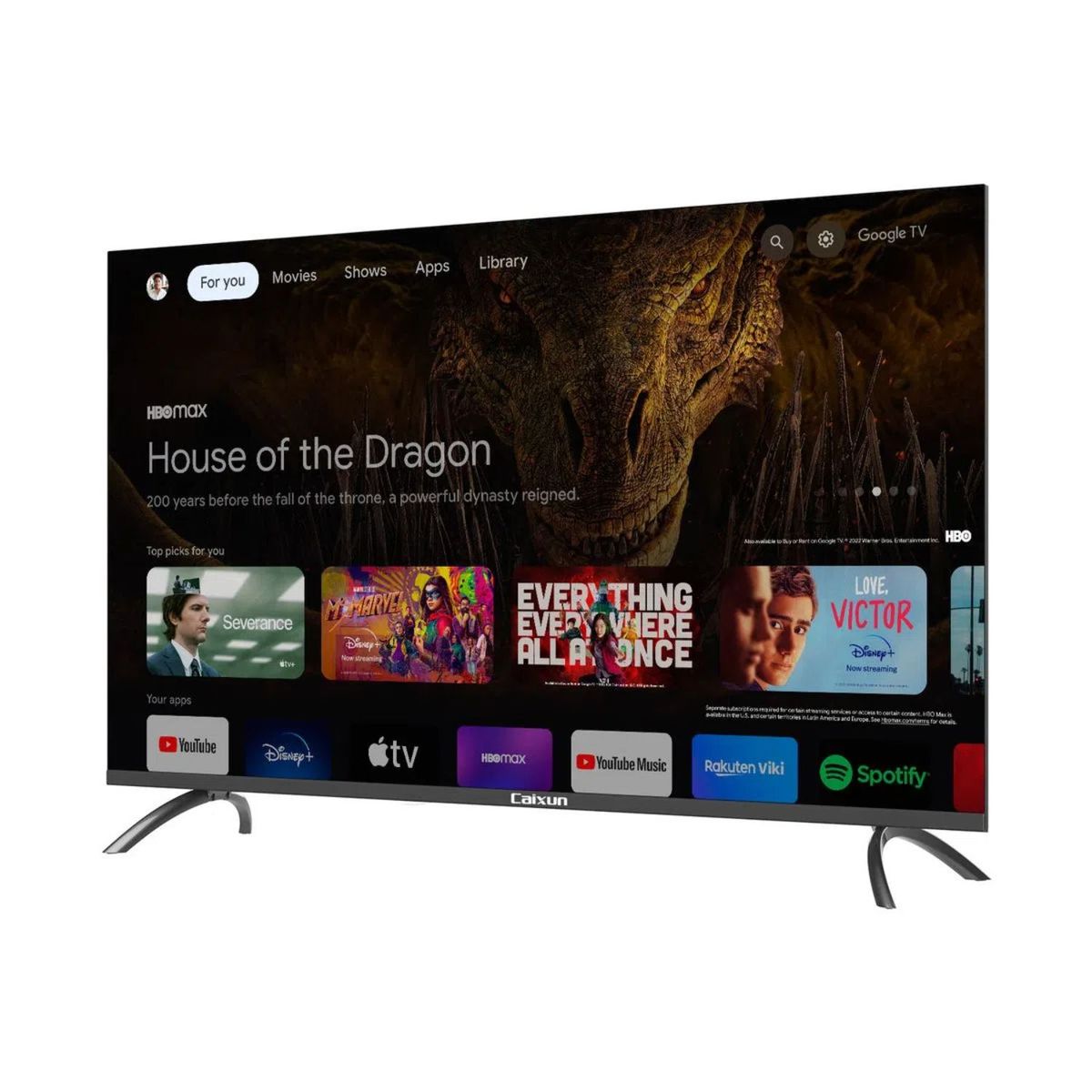 CAIXUN - Televisor Caixun 43" Uhd 4k Smart Led Google Tv - C43VAUG