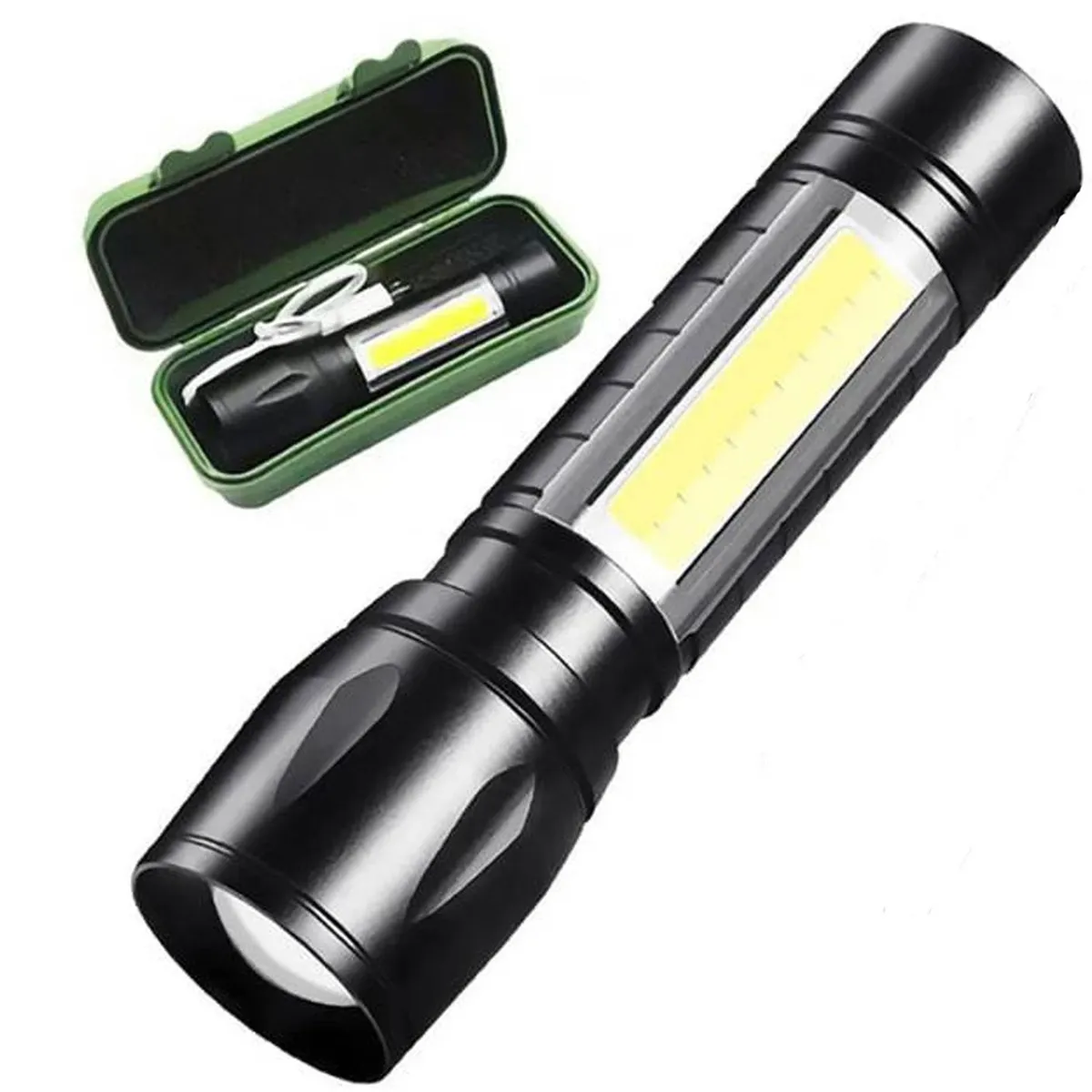 ONE PIXEL - Linterna Recargable Con Estuche Y Panel LED