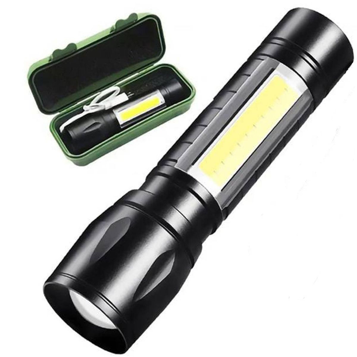 ONE PIXEL - Linterna Recargable Con Estuche Y Panel LED