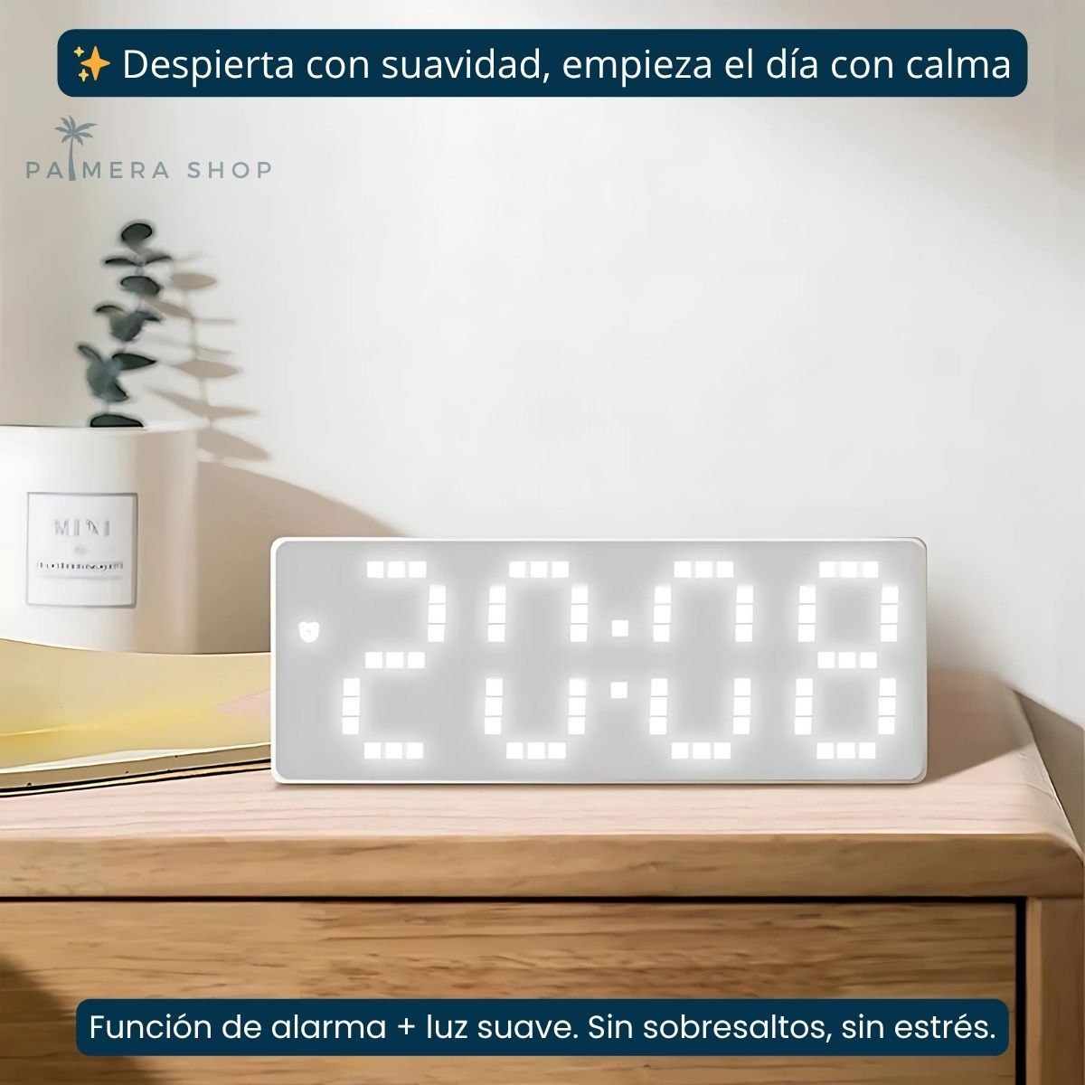 GENERICO - Reloj Despertador Digital De Mesa Despertadores Con Alarma