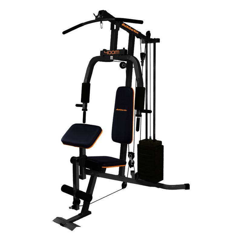 ATHLETIC - Multigimnasio Athletic 400M Torre de Pesas 45kg + Predicador