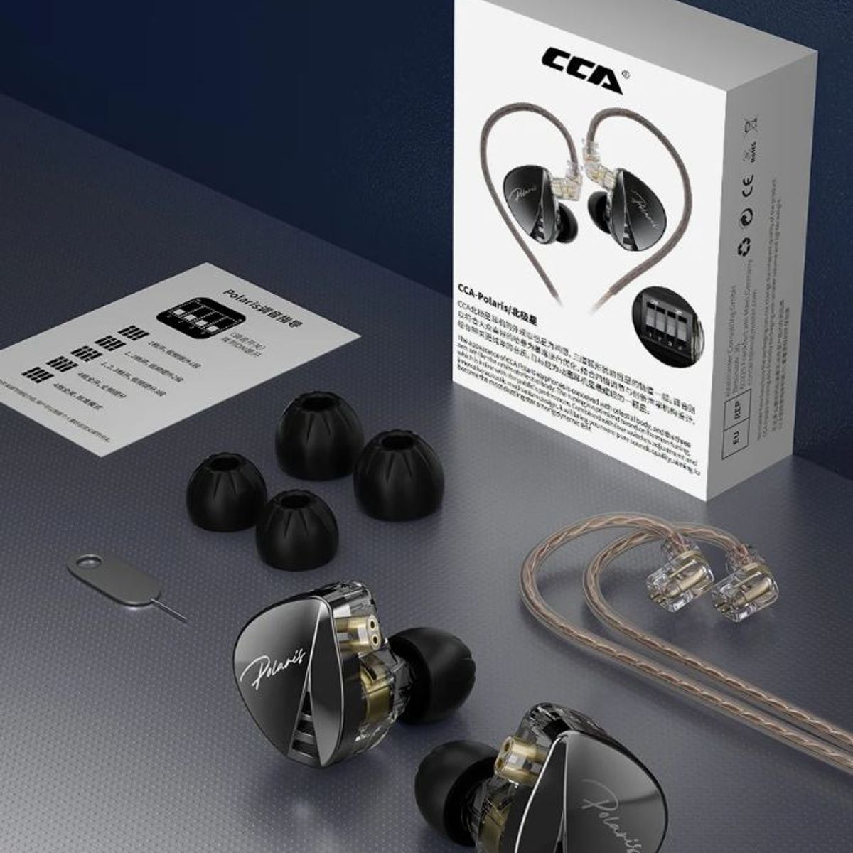 KZ - Audifonos kz Cca Polaris CON MIC Monitores In Ear Hifi-castor-zsn