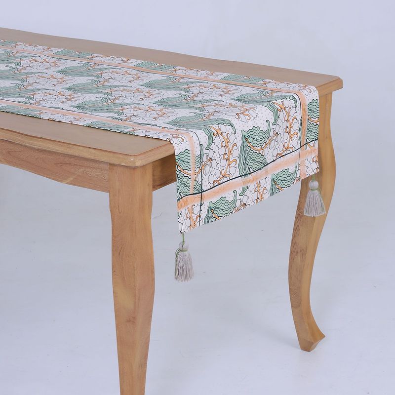 GARDENIA HOME DECOR - Camino de mesa Campanilla 6 puestos (.60x2.20)