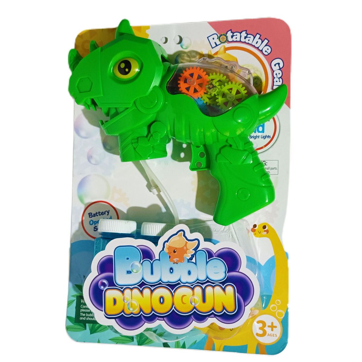 GENERICO - Disparador Burbujas Dinosaurio Para Niños Juguete De Jabón