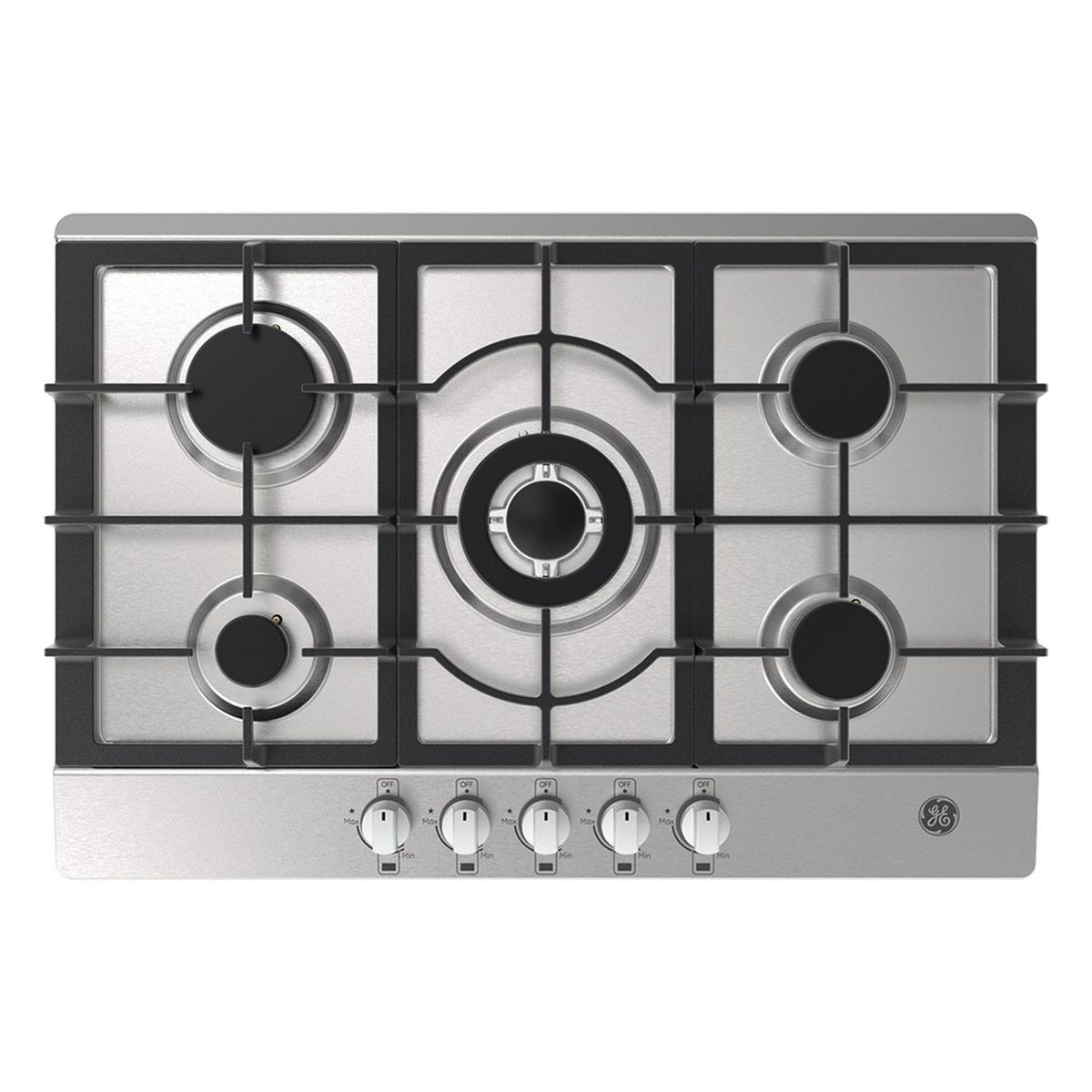 GENERAL ELECTRIC - Cubierta de Empotre a Gas 77 cm Inoxidable GE Appliances CGG7710I2