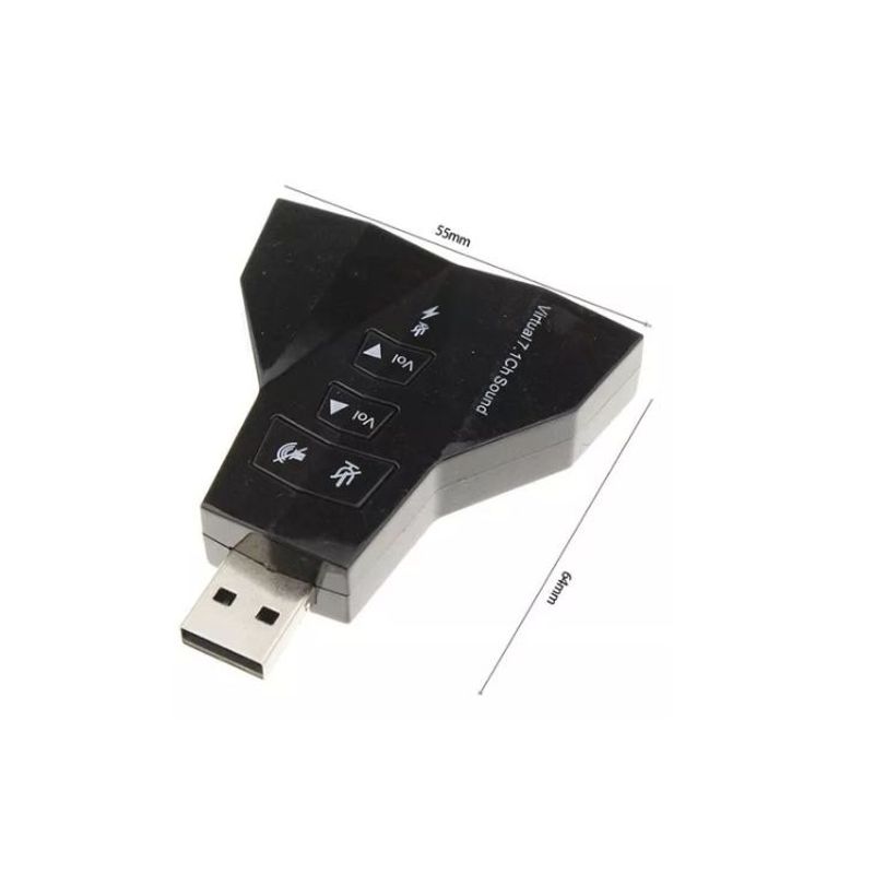 GENERICO - Tarjeta Doble Sonido Usb Control Volumen Microfono Karaoke.