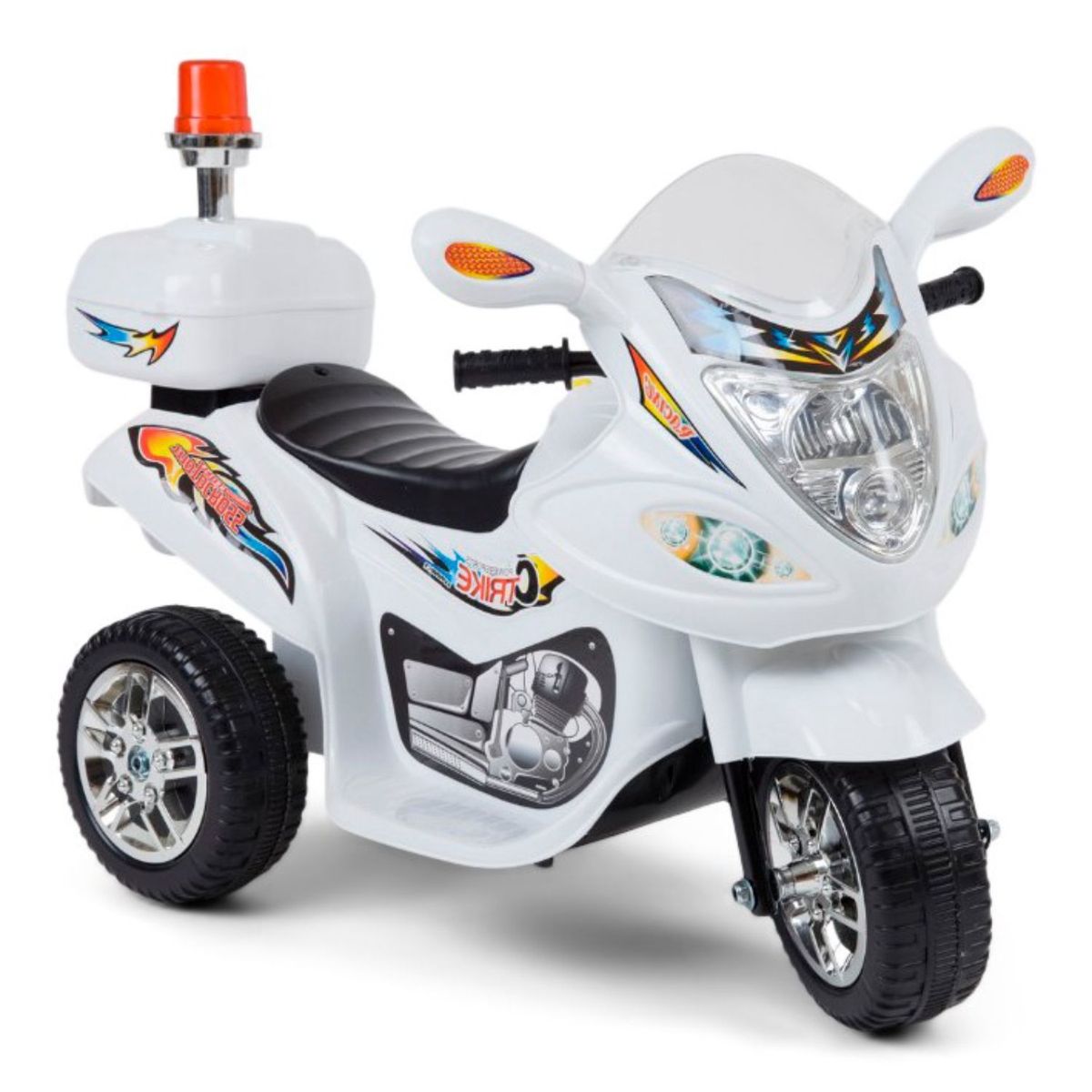 HOMESALE - Trimoto Electrica Montable Home Sale 3-8 Años Luces Blanco