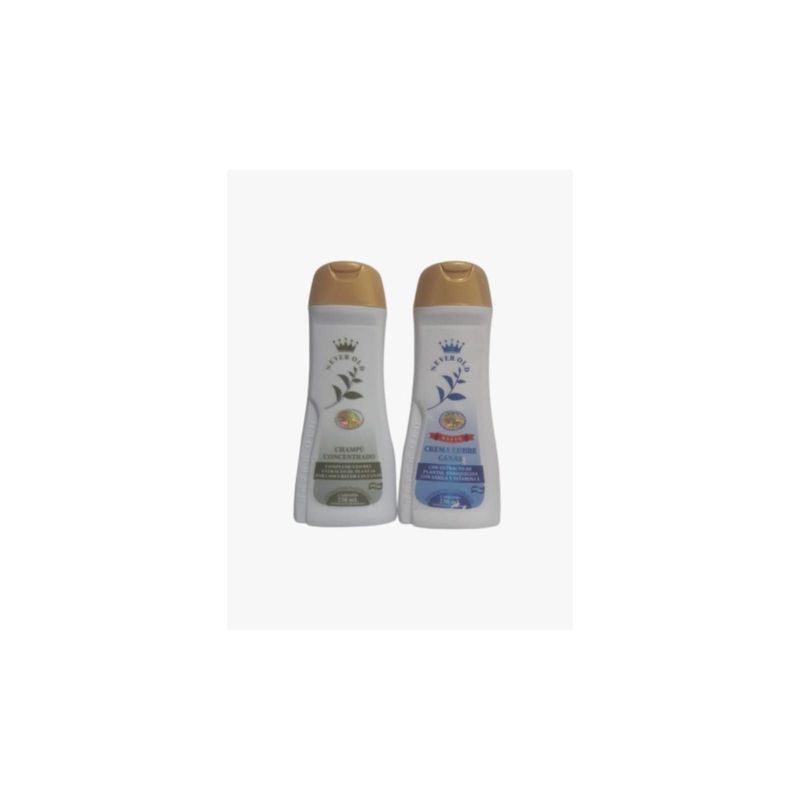 NEVER OLD - Shampoo Never Old 230ml  Crema Cubre Canas
