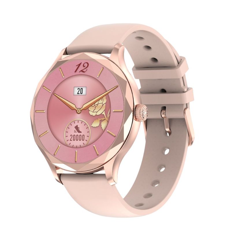 GENERICO - Reloj Inteligente para Mujer  DTS Diamond Rose Gold.