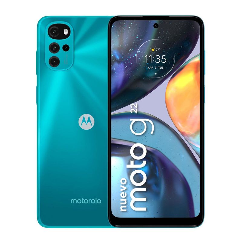 MOTOROLA - CelularMotorola G22 128GB 4G Azul