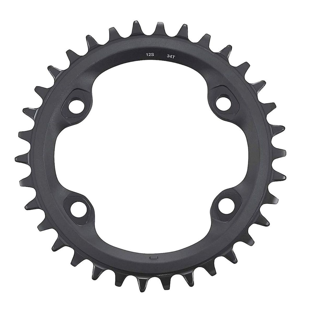 SHIMANO - Plato Coronilla Bicicleta Monoplato 34t Shimano Mt610 12v Mt