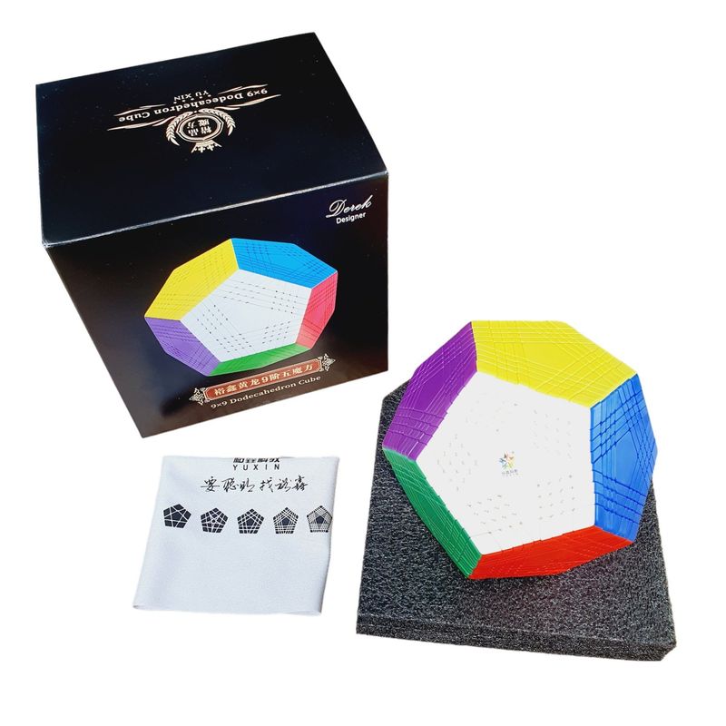 YUXIN - Petaminx Yuxin Megaminx 9x9 Cubo Rubik Stickerless Sculpture