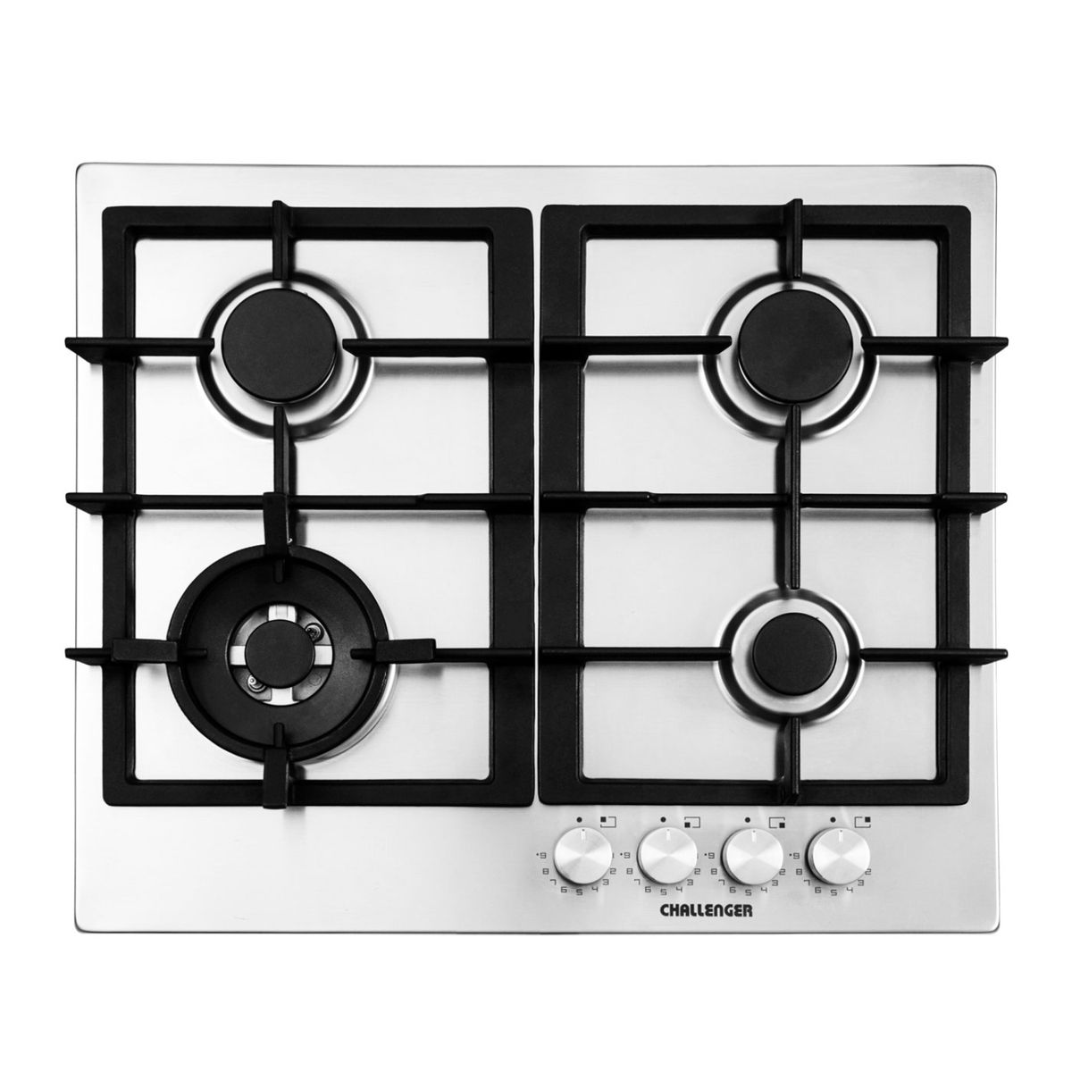 CHALLENGER - Cubierta Challenger De Empotrar Gas Acero 4 Pts 60cm - SV 6860 EI