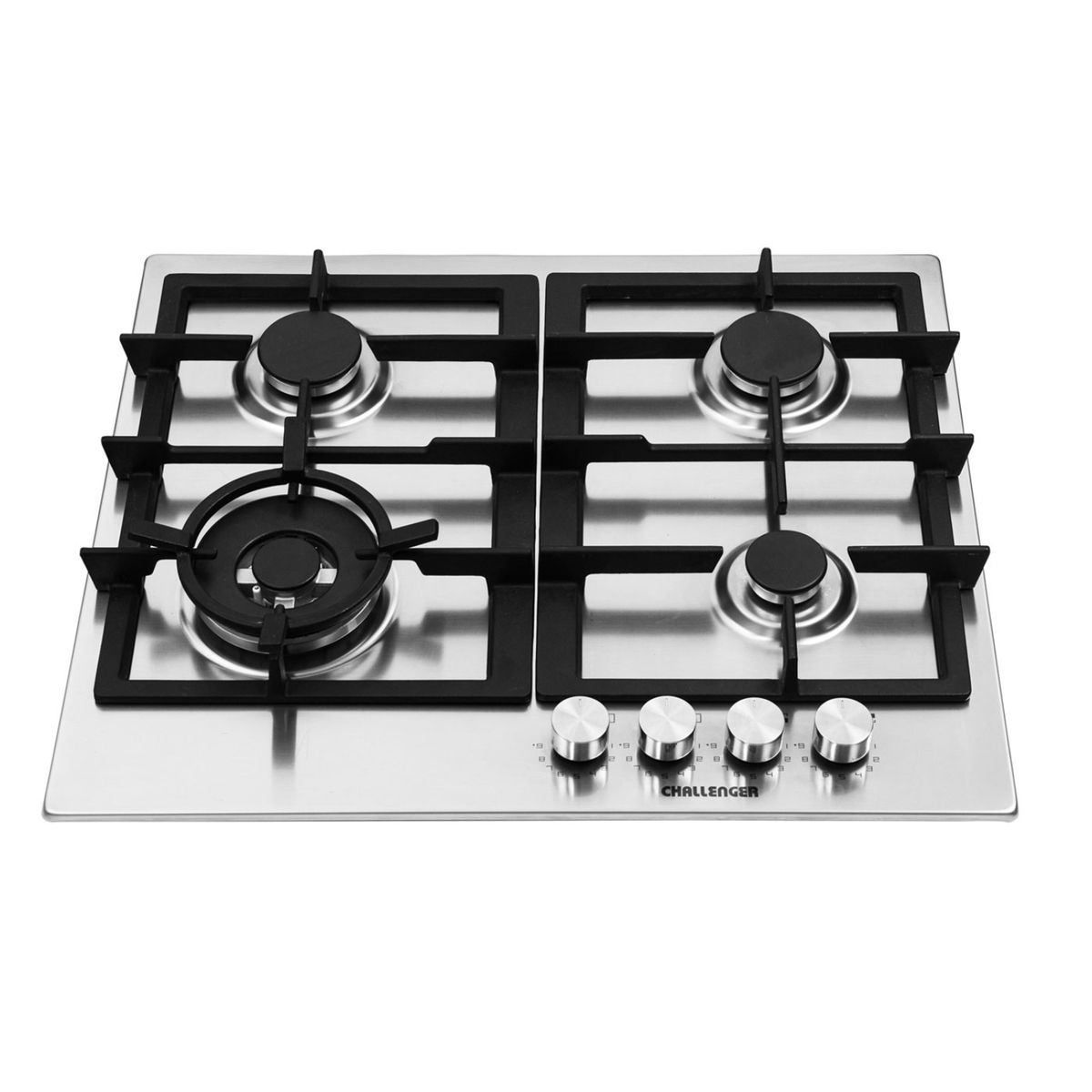 CHALLENGER - Cubierta Challenger De Empotrar Gas Acero 4 Pts 60cm - SV 6860 EI