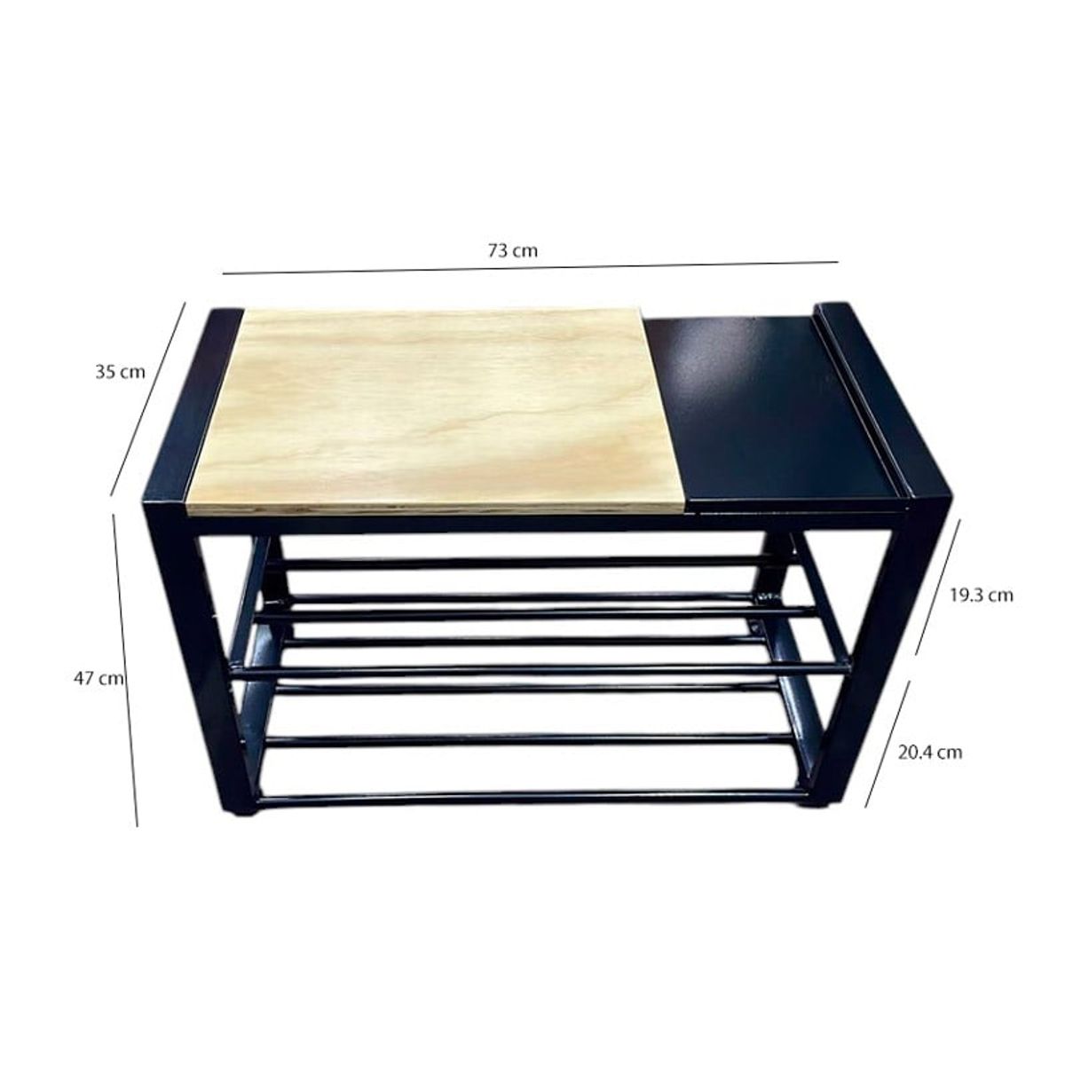 GENERICO - Mueble Zapatero 3 Niveles Madera