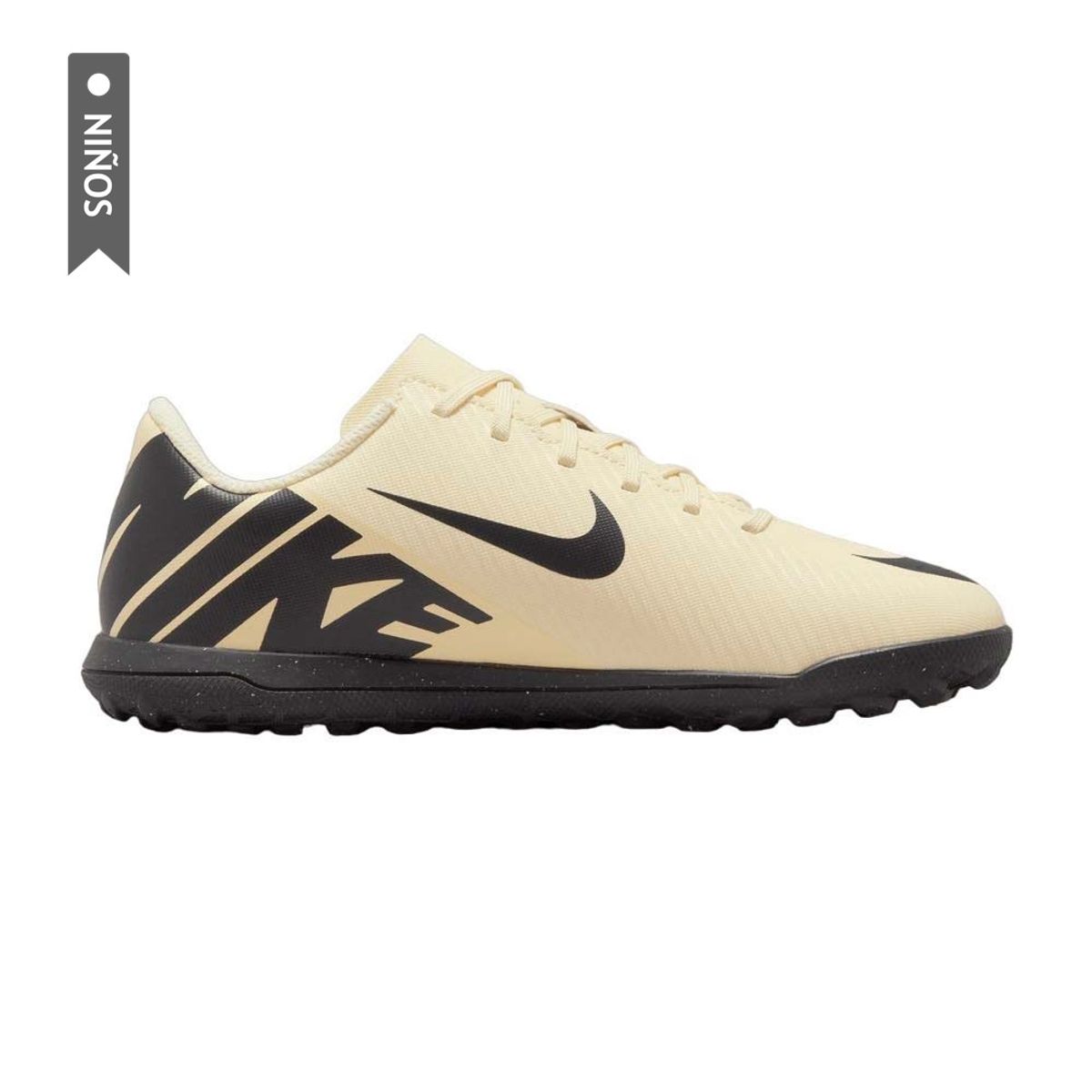 NIKE - Zapatillas Nike Jr Vapor 15 Club Turf Niños-Amarillo Suave