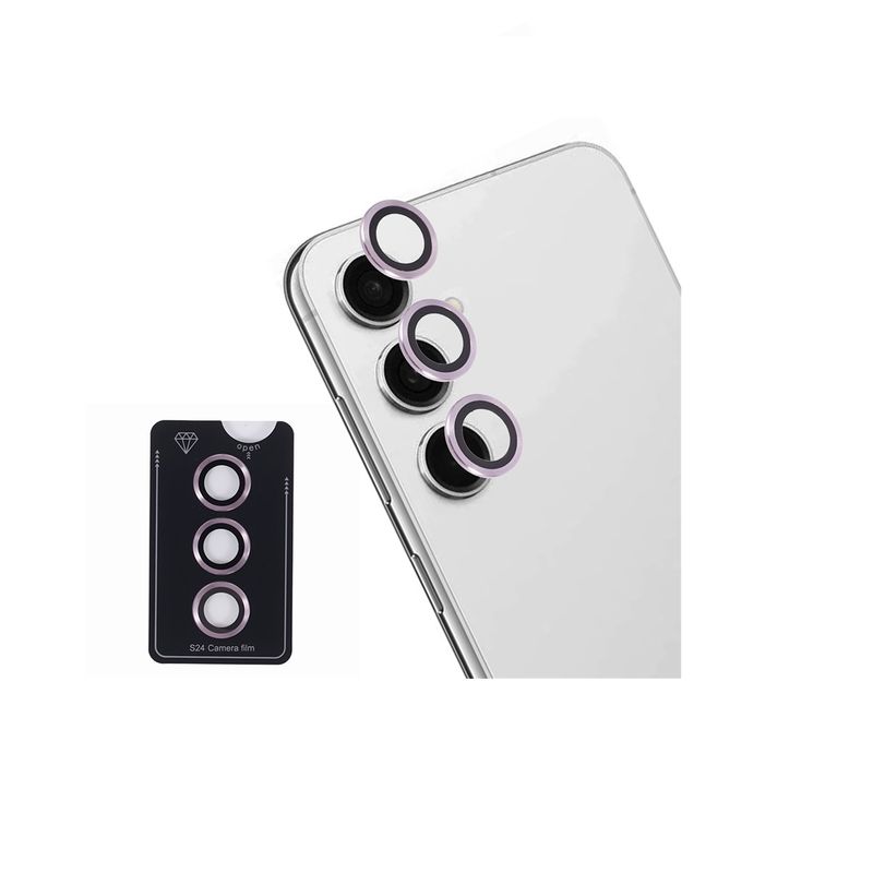 GENERICO - Protector Para Lente De Cámara Para Samsung S24 negro