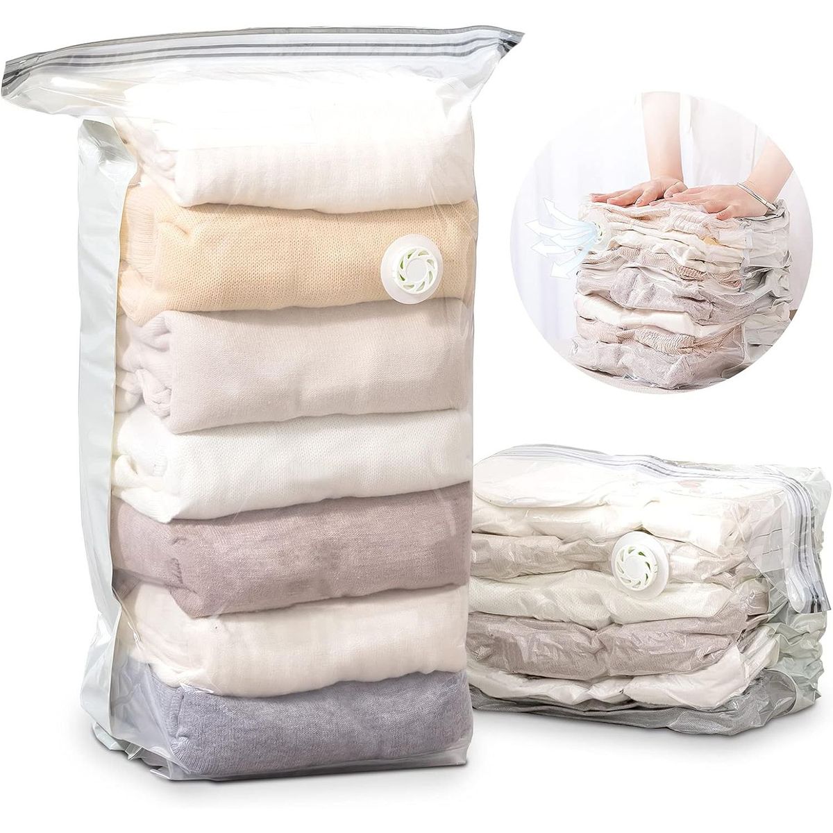 ONE PIXEL - Bolsa De Compresion Y Sellada al Vacio Grande 100x70