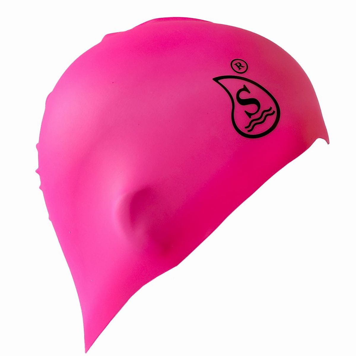 SWIMMER - GORRO NATACION SILICONA FUCSIA 100 ORIGINAL