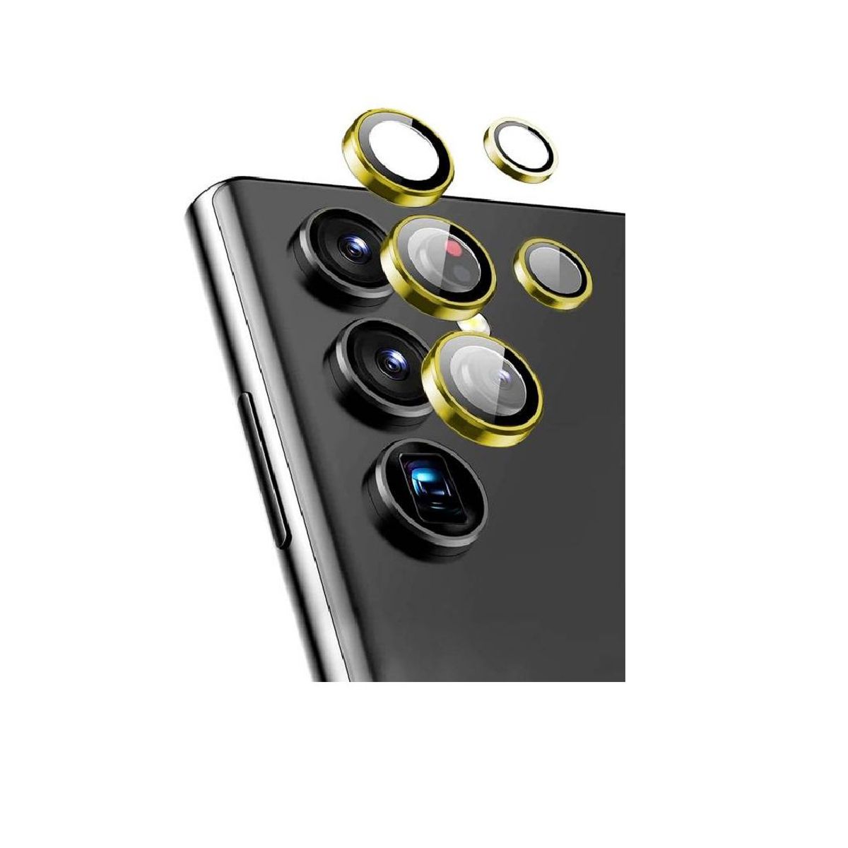 GENERICO - Protector Para Lente De Cámara Para Samsung S24 Ultra dorado