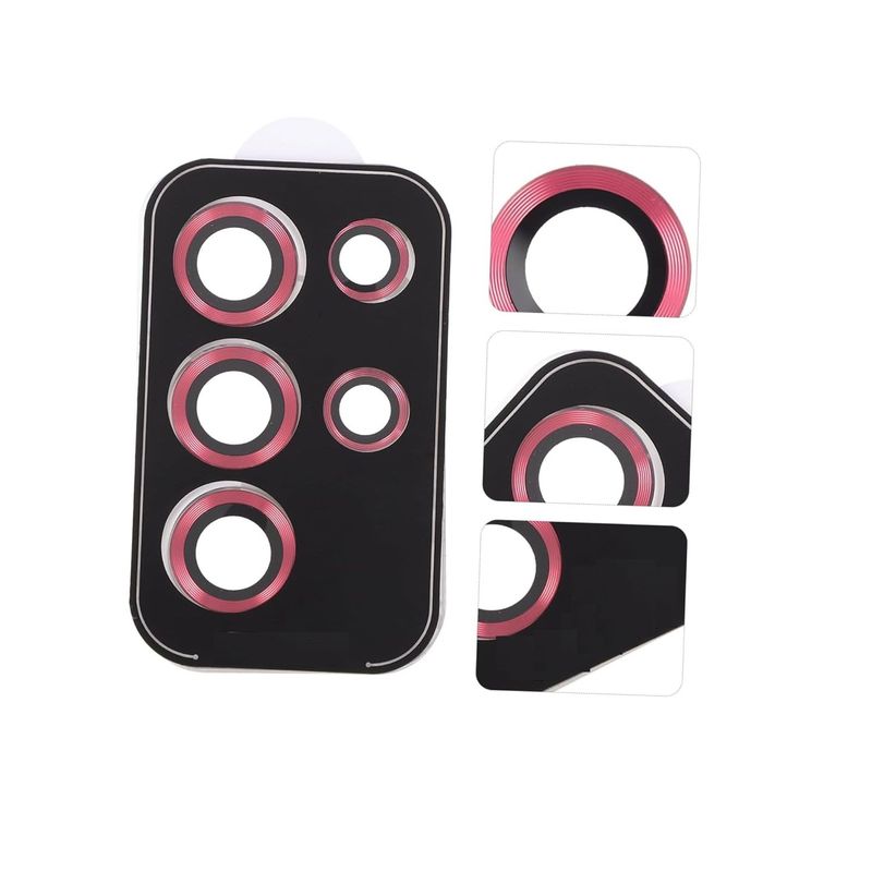 GENERICO - Protector Para Lente De Cámara Para Samsung S24 Ultra rojo