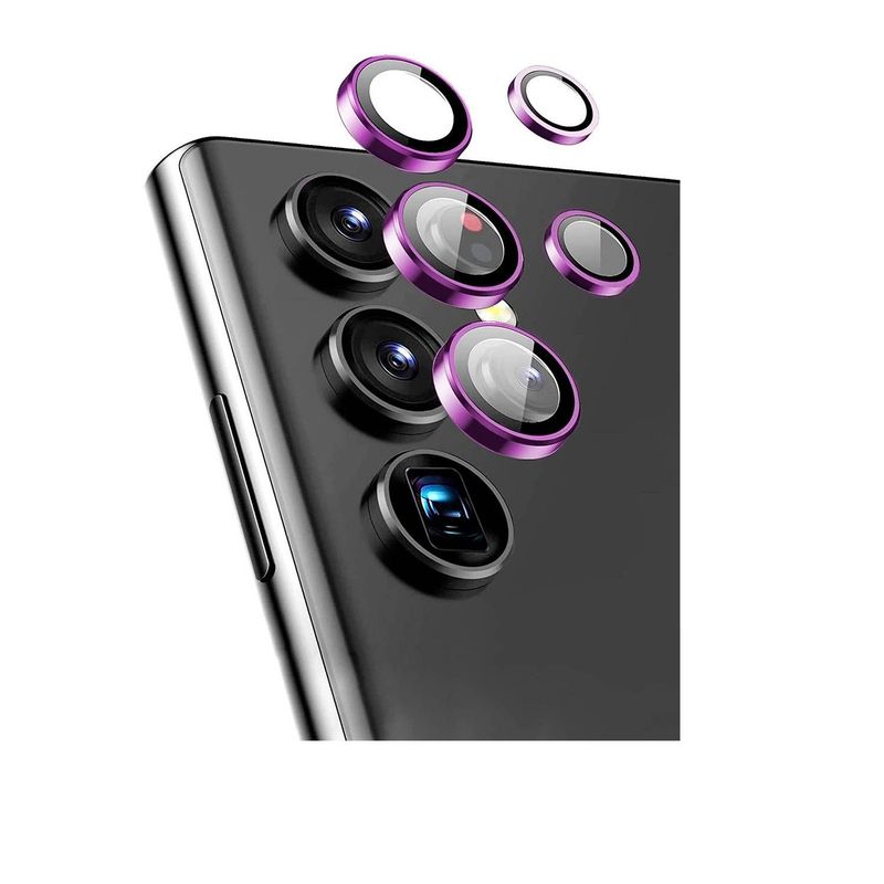 GENERICO - Protector Para Lente De Cámara Para Samsung S24 Ultra Lila