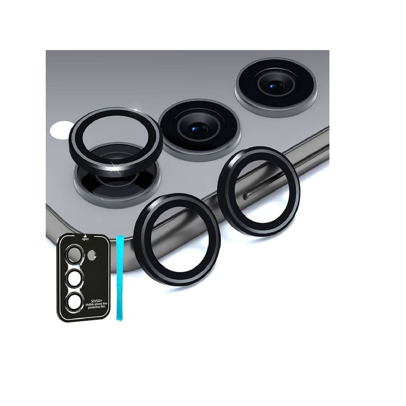 GENERICO - Protector Para Lente De Cámara Para Samsung S24 Ultra negro
