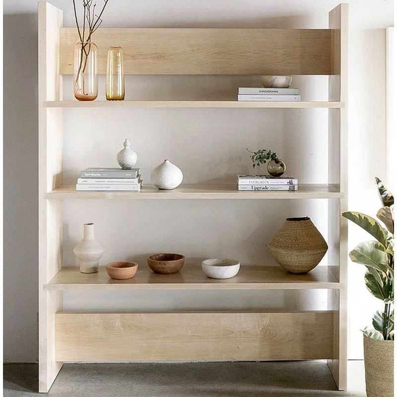 22 GRADOS DECORACION - Estanteria Biblioteca Wout en Roble Natural 180x160cm 22 Grados Decoracion