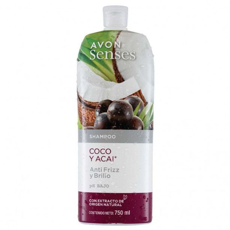 AVON - SHAMPOO AVON COCO Y ACAI ANTIFRIZZ X 750 ML