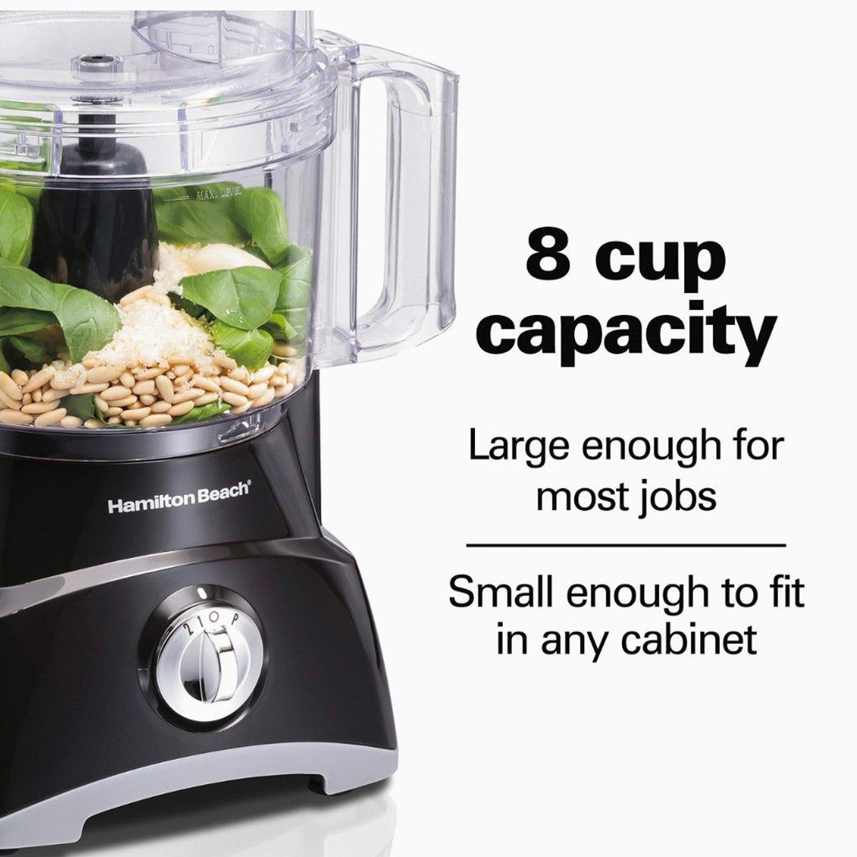 HAMILTON BEACH - Procesador alimentos Hamilton beach 4 en 1 potente 450 watts