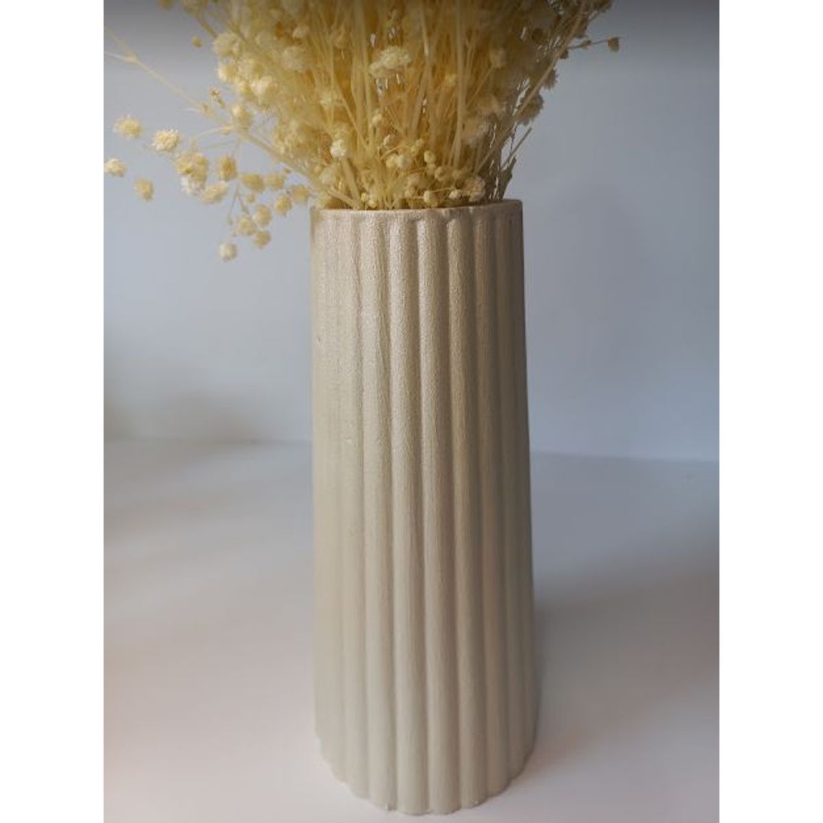 DECORACIONES ALE Y GABI - JARRÓN DECORATIVO ALE PERLADO 9x18cms