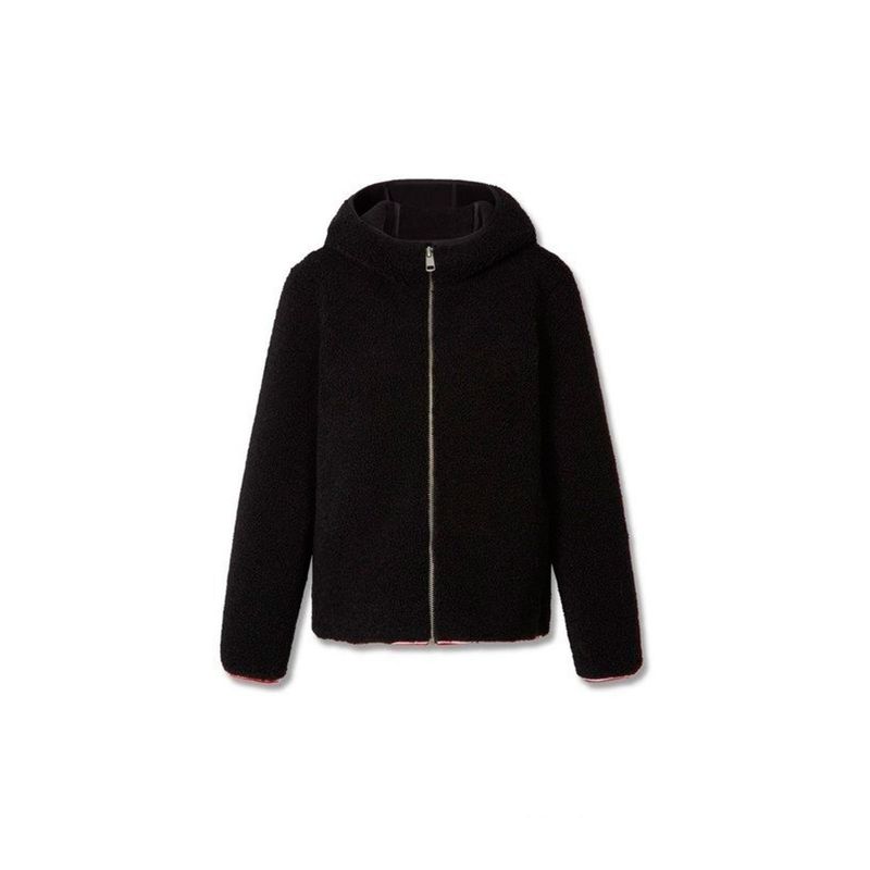 TOMMY HILFIGER - Chaqueta De Peluche Mujer Negro Tommy Hilfiger