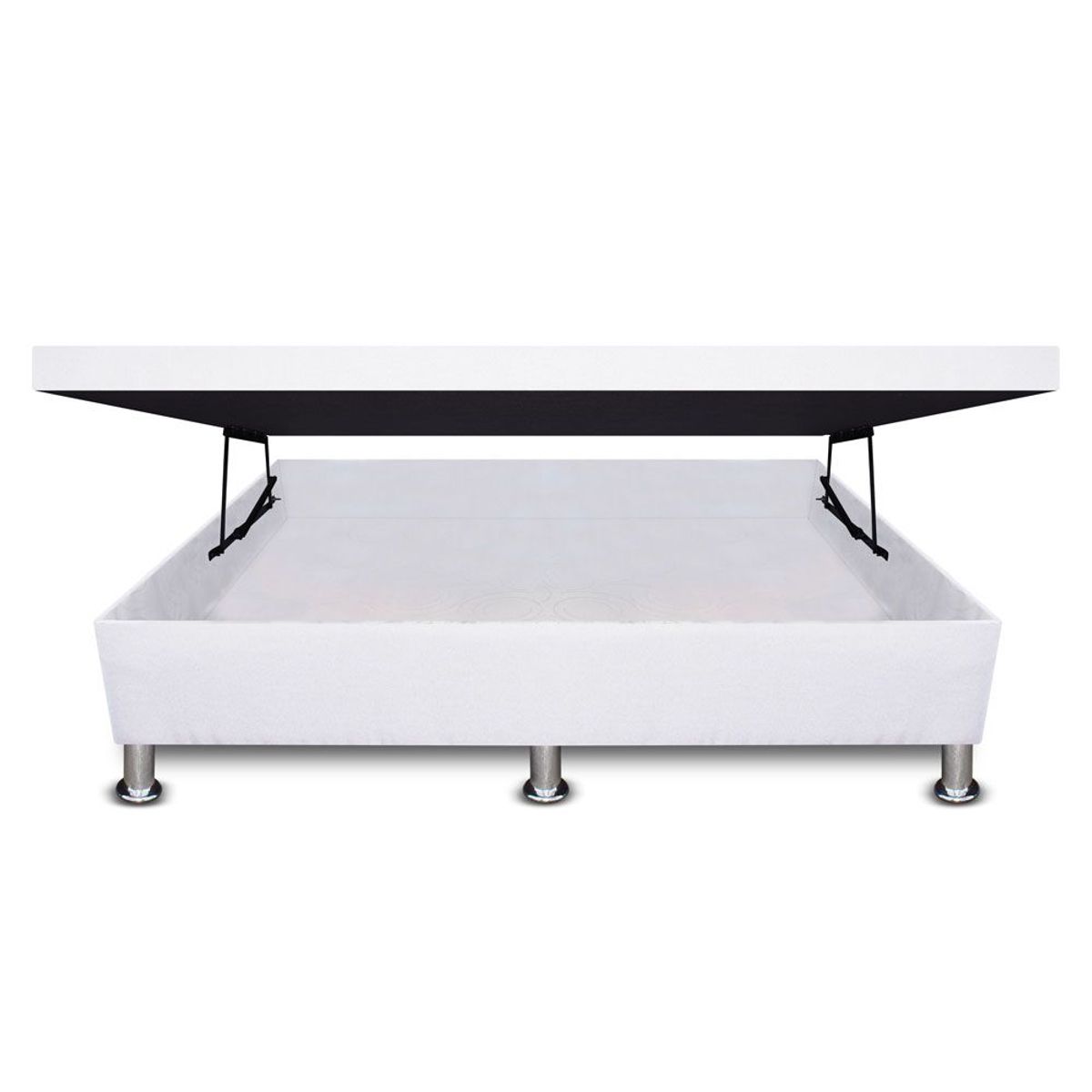 MAGIC CLASS - CAMA BAÚL APERTURA HORIZONTAL 100x190 MICROFIBRA BLANCO