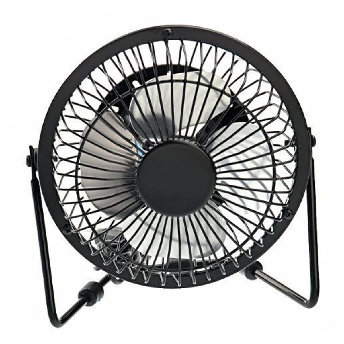 GENERICO - Ventilador USB Portátil 20cm Metálico Ajustable Silencioso