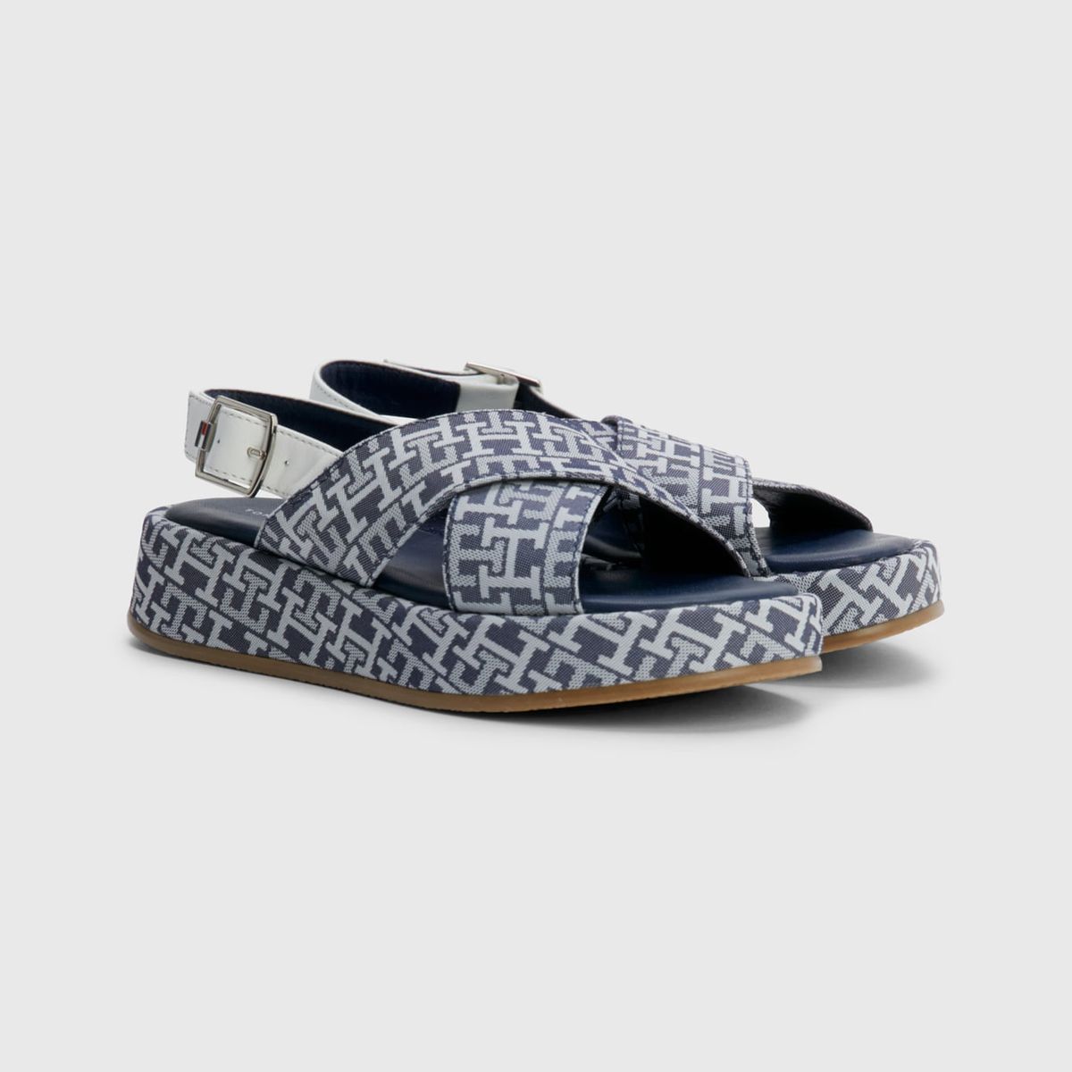 TOMMY HILFIGER - Sandalias Con Cierre Velcro Niña Gris Tommy Hilfiger