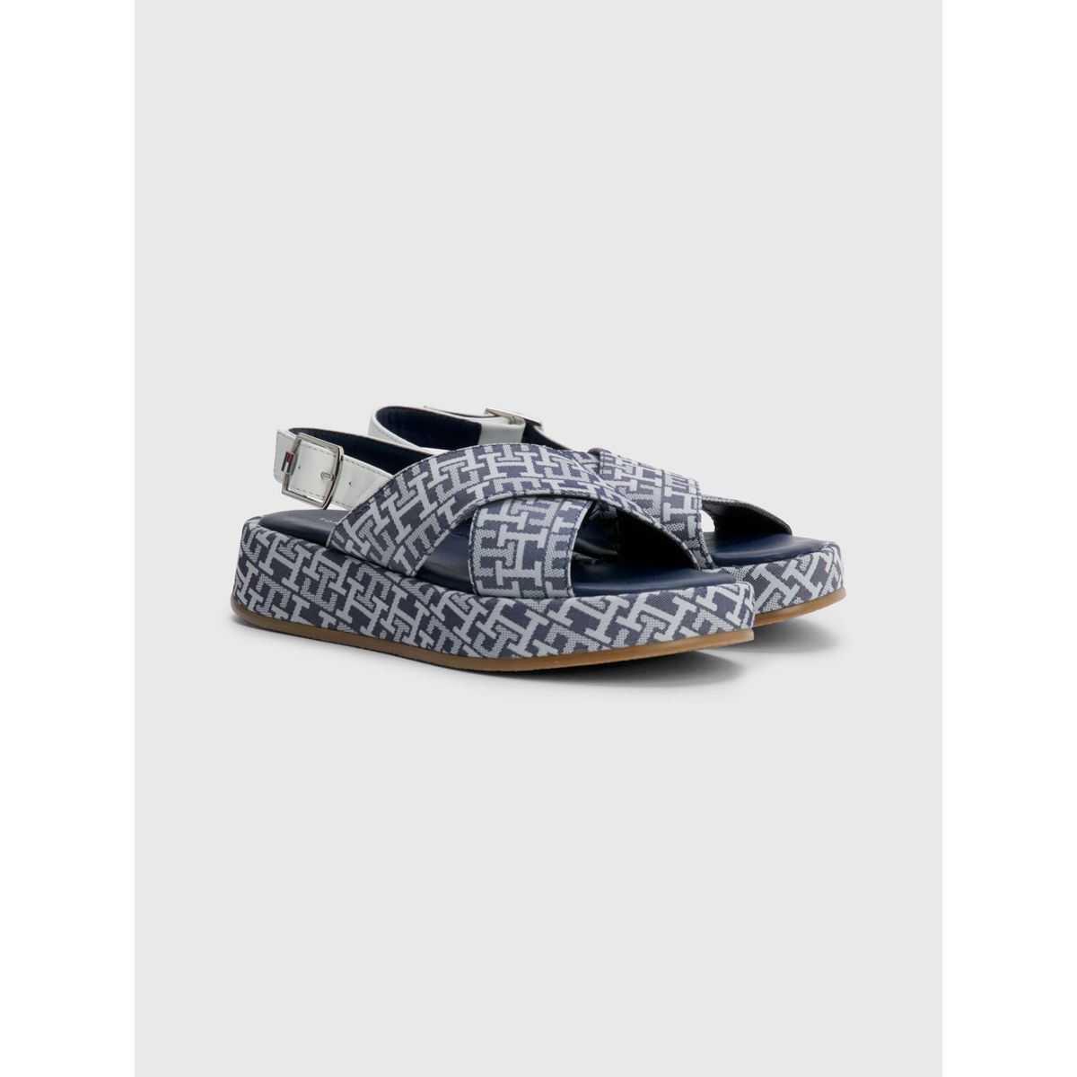 TOMMY HILFIGER - Sandalias Con Cierre Velcro Niña Gris Tommy Hilfiger